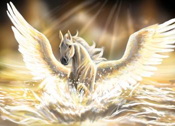 Angel horse