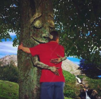 Arbre homme hug