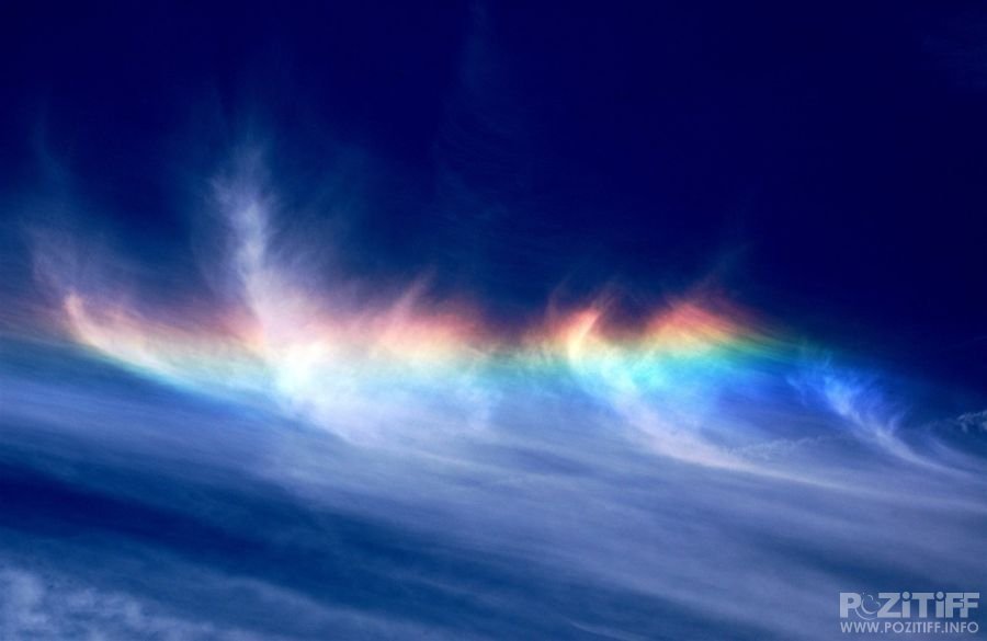 Arc en ciel nuages