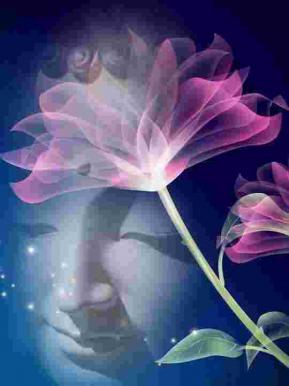 Bouddha fleur