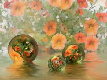 Bulles fleurs