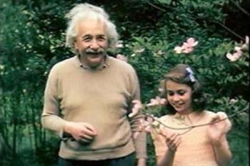 Einstein et sa fille