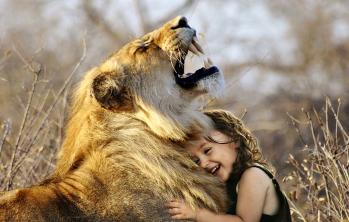 Enfant lion