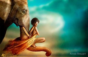 Femme elephant