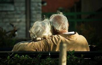 Older people in love