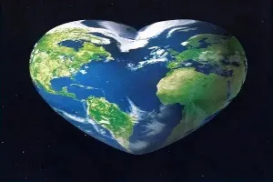 Terre coeur aimer la terre